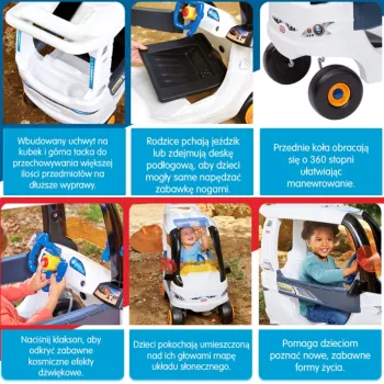 LITTLE TIKES Jeździk Cozy Coupe – Łazik Kosmiczny