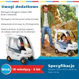 LITTLE TIKES Jeździk Cozy Coupe – Łazik Kosmiczny