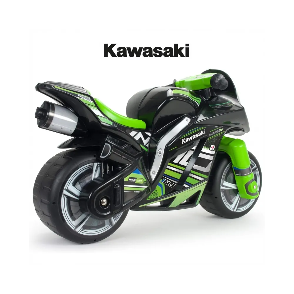 INJUSA Jeździk Pchacz Motor Biegowy Winner 750 Jeździk Kawasaki Ninja – Sportowy Motor Dla Dzieci