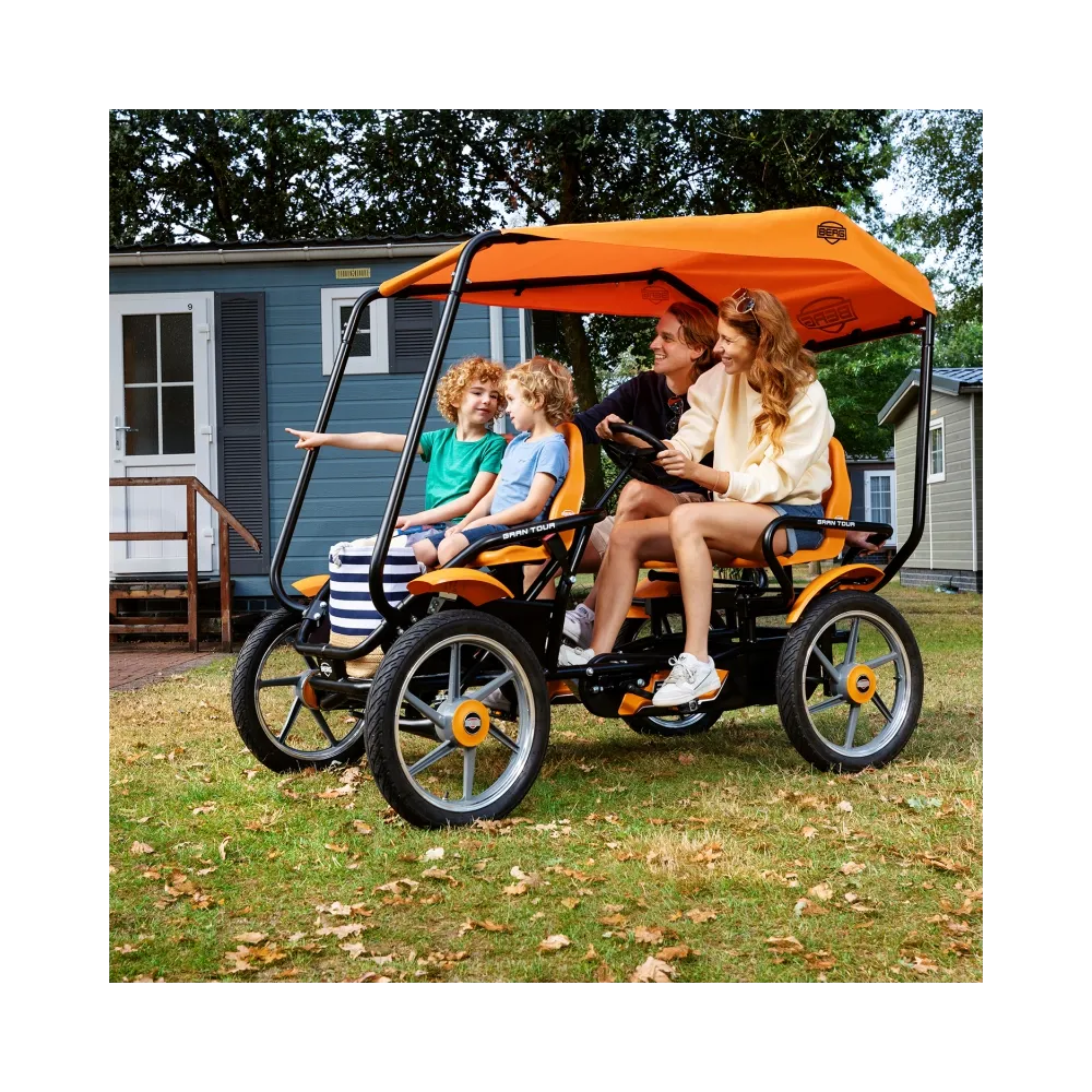 4-osobowy Gokart w akcji w parku