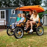 4-osobowy Gokart w akcji w parku