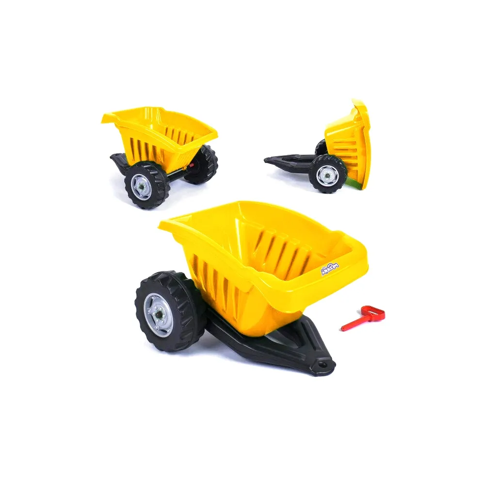 Przyczepka dla dzieci do zabawy na świeżym powietrzu.