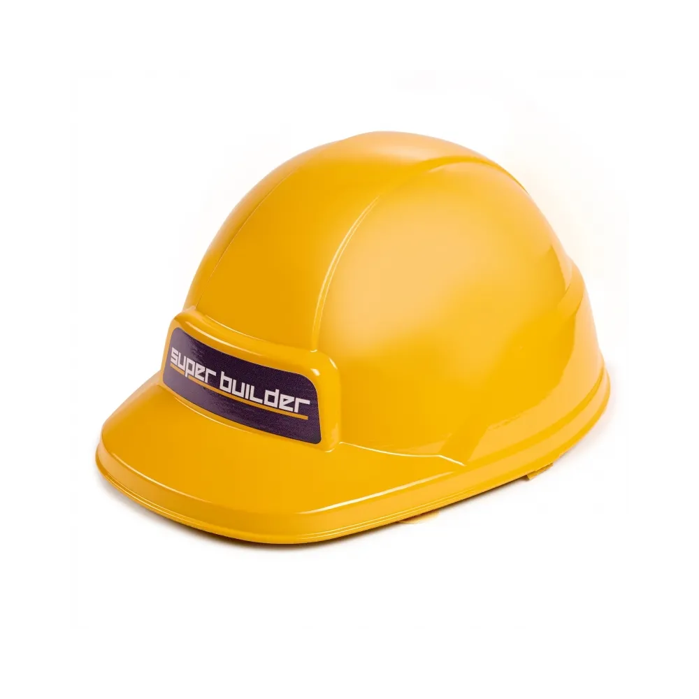 Żółty kask dla dzieci, idealny do jazdy na rowerze.