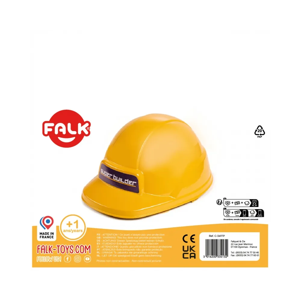 Wysokiej jakości kask dla malucha, zapewniający bezpieczeństwo.