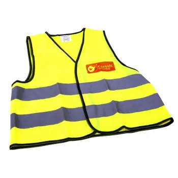 Kamizelka odblaskowa dla dzieci w intensywnym żółtym kolorze