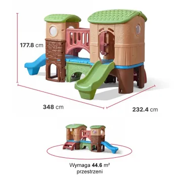 STEP2 Plac Zabaw Most z Tunelem Zjeżdżalnia