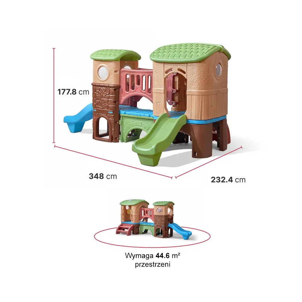 STEP2 Plac Zabaw Most z Tunelem Zjeżdżalnia