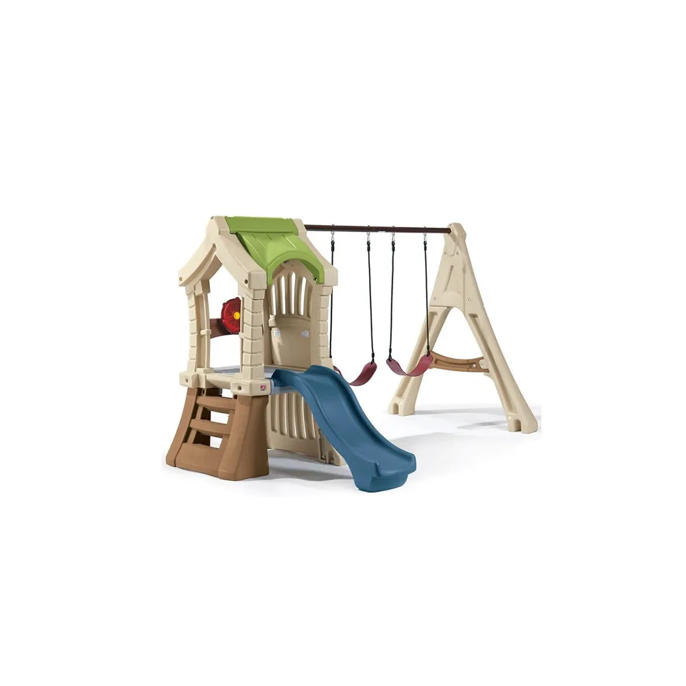 STEP2 Wieża z Huśtawkami Plac Zabaw zjeżdżalnia