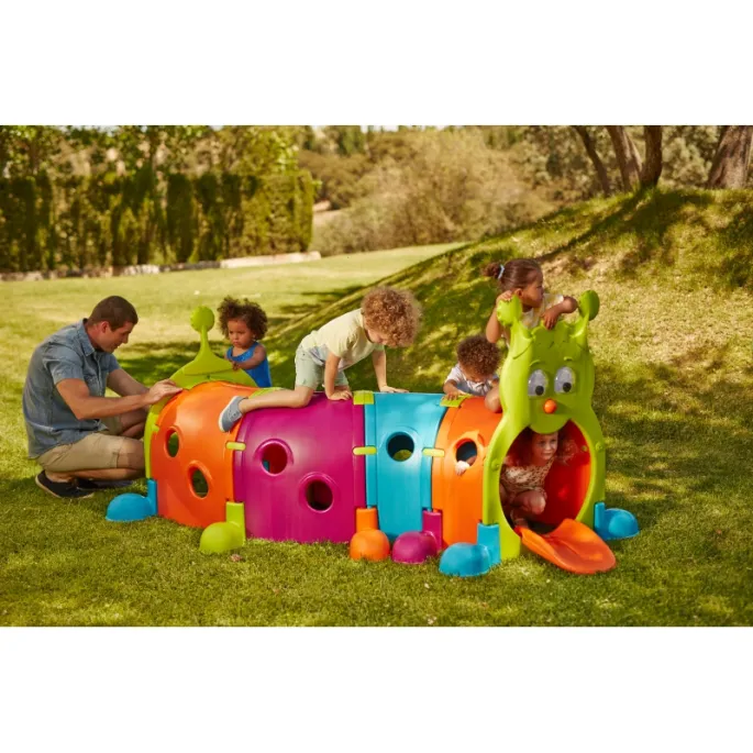 Zestaw tunel gąsienica idealny do prywatnych ogrodów lub przedszkoli