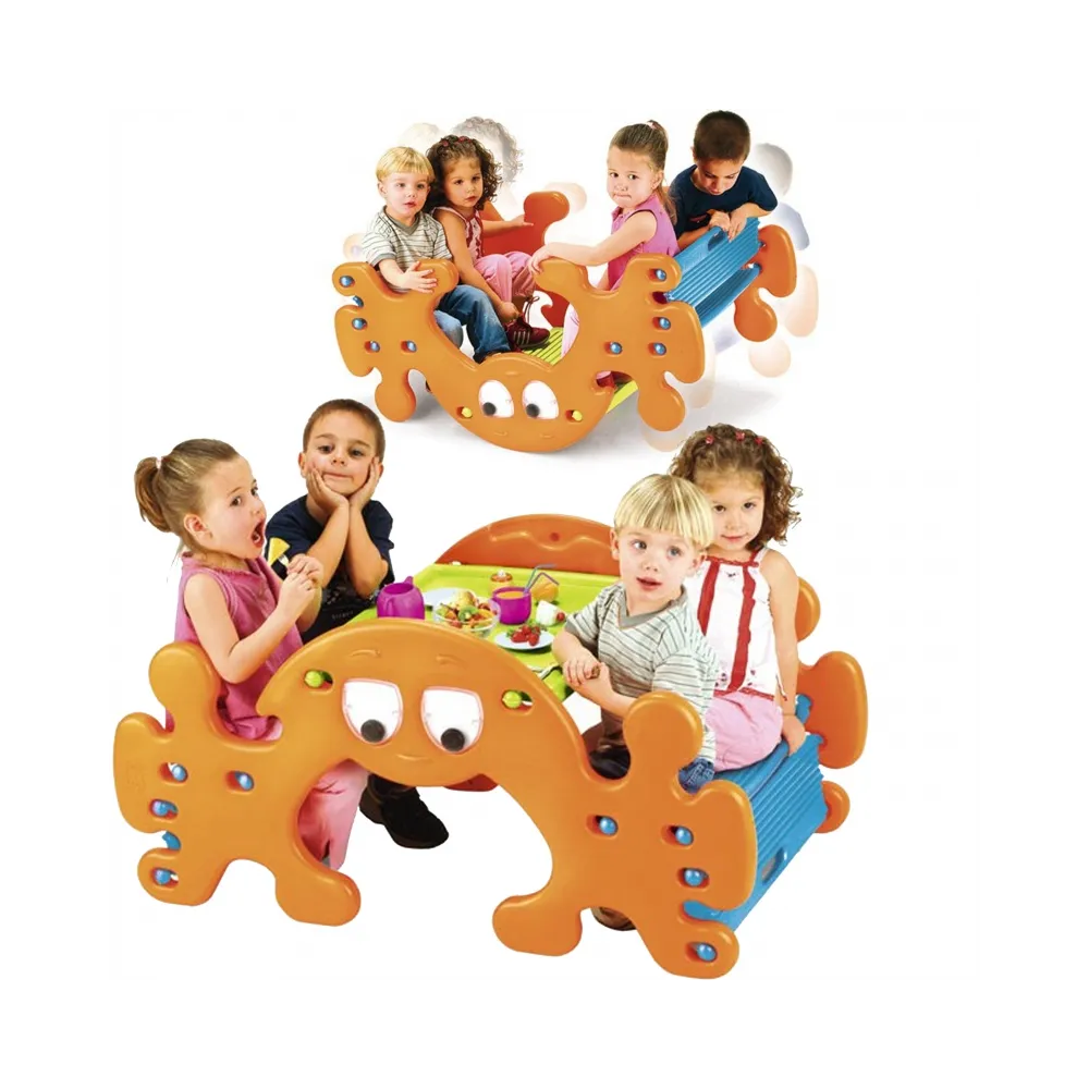 Stolik piknikowy z funkcją huśtawki dla dzieci