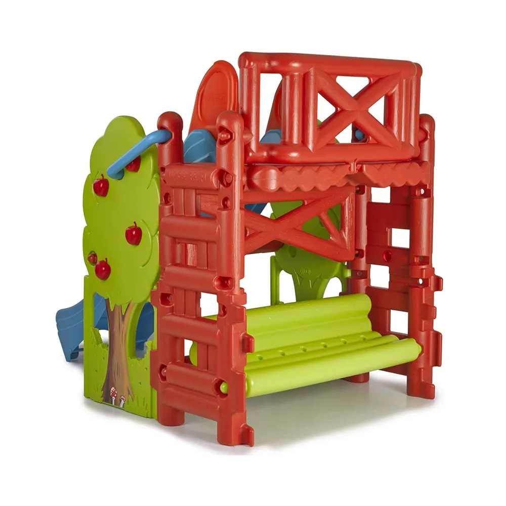 Stolik i ławeczka w zestawie placu zabaw Feber