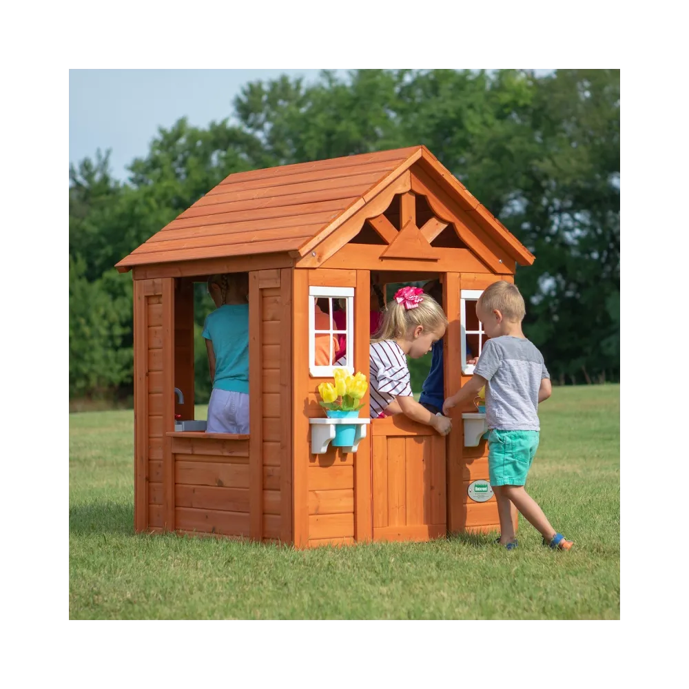 BACKYARD DISCOVERY Drewniany Domek Ogrodowy dla Dzieci Timberlake