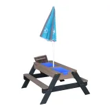 AXI Stół Piknikowy Nick z Pojemnikami na Piasek/Wodę z Parasolem