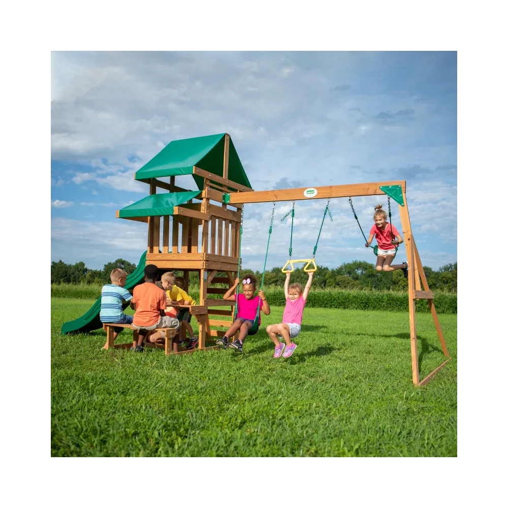 Stolik z ławeczką na placu zabaw Backyard Discovery