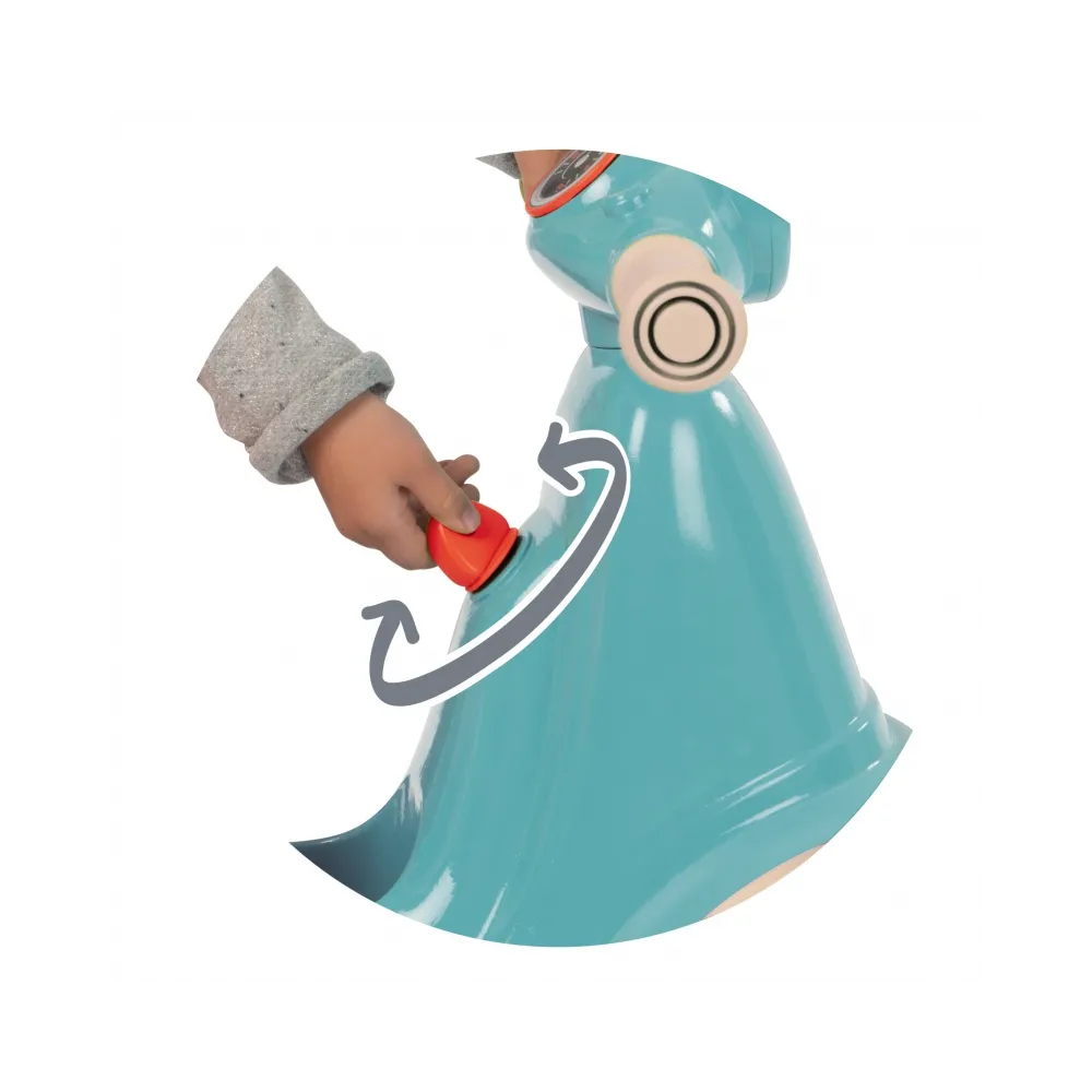 Smoby Niebieski jeździk skuter Retro Ciche koła Scooter