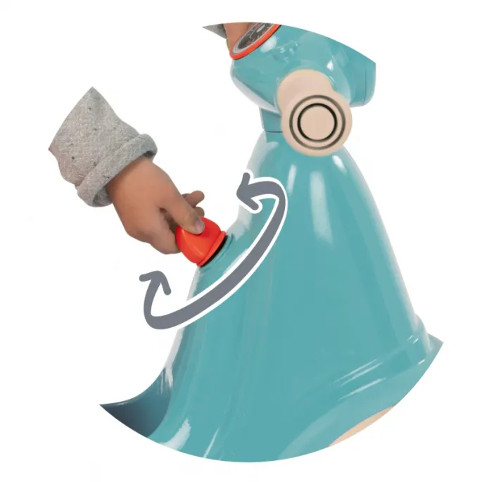 Stylowy scooter retro do zabaw na świeżym powietrzu