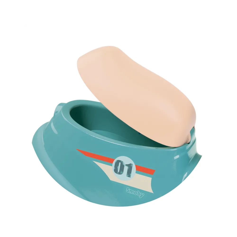 Smoby Niebieski jeździk skuter Retro Ciche koła Scooter