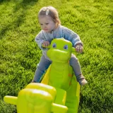 WOOPIE Bujak Wieloosobowy Dino Huśtawka Równoważna Jasno Zielony