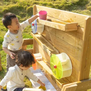 Drewniana ścianka edukacyjna Classic World