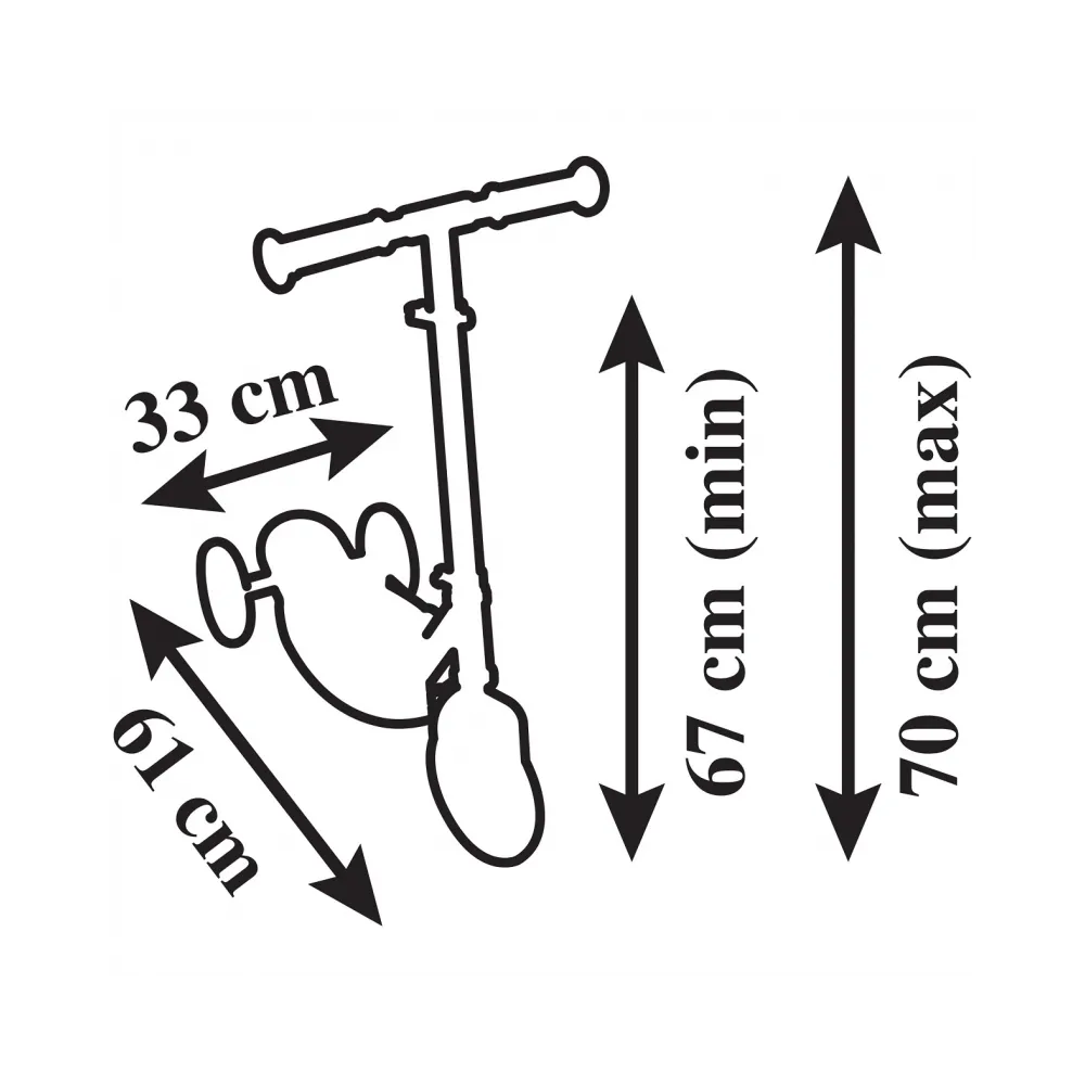 Trójkołowa hulajnoga na licencji bajki Auta.
