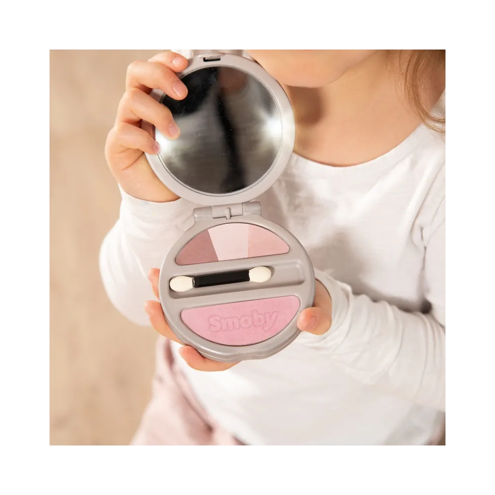 SMOBY My Beauty Puderniczka z Lusterkiem i Światłem Kompaktowa