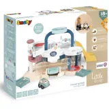 Lądowisko dla helikoptera w garażu SMOBY, idealne do zabawy.