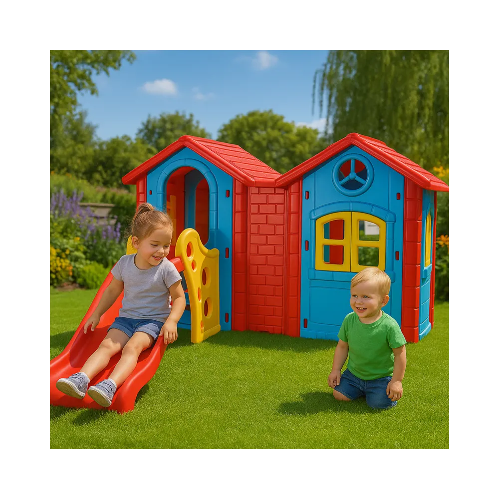 Zjeżdżalnia 123 cm w placu zabaw