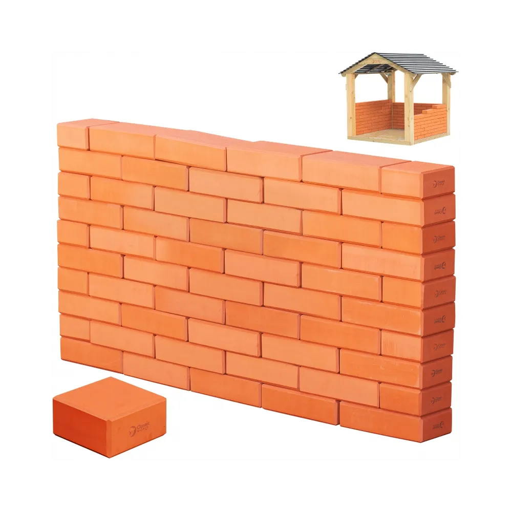 CLASSIC WORLD EDU Mega Klocki Konstrukcyjne Cegiełki EVA Miękkie do Budowania 55 szt.