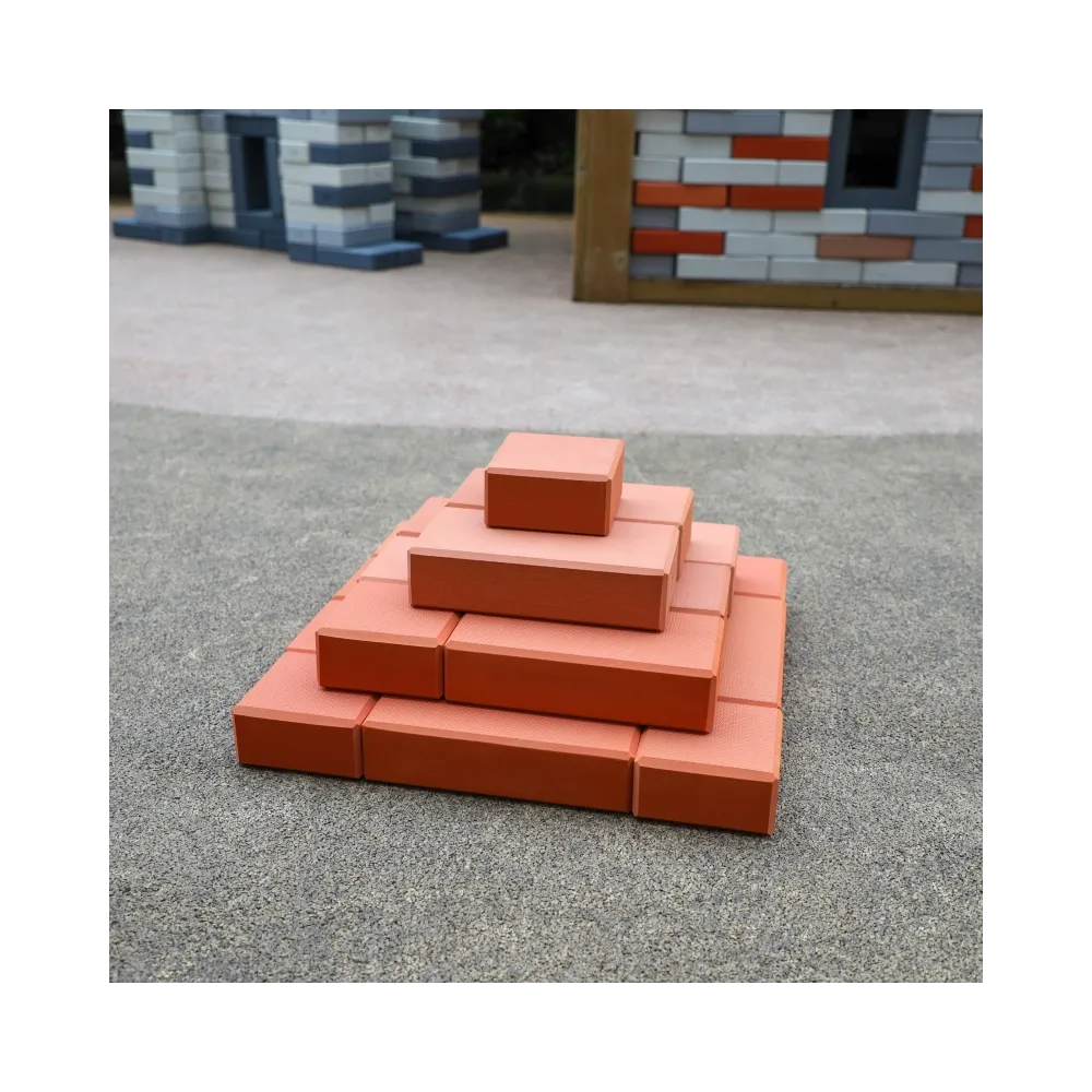 CLASSIC WORLD EDU Mega Klocki Konstrukcyjne Cegiełki EVA Miękkie do Budowania 55 szt.