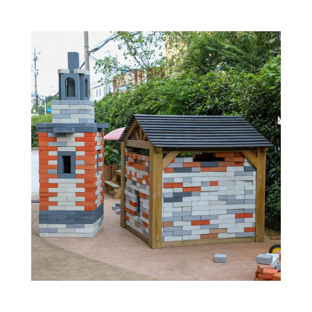 CLASSIC WORLD EDU Mega Klocki Konstrukcyjne Cegiełki EVA Miękkie do Budowania 55 szt.