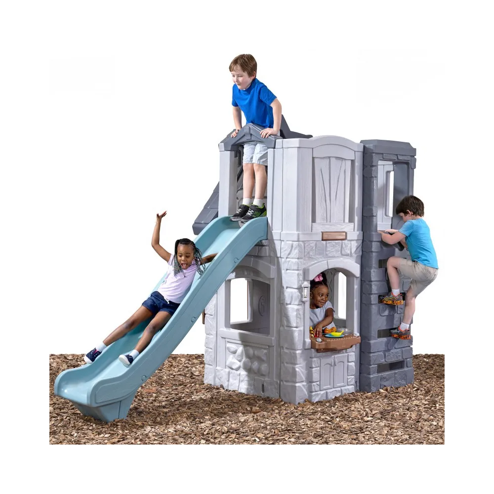 STEP 2 Domek Zamek Plac Zabaw Zjeżdżalnia dla Dzieci 2w1