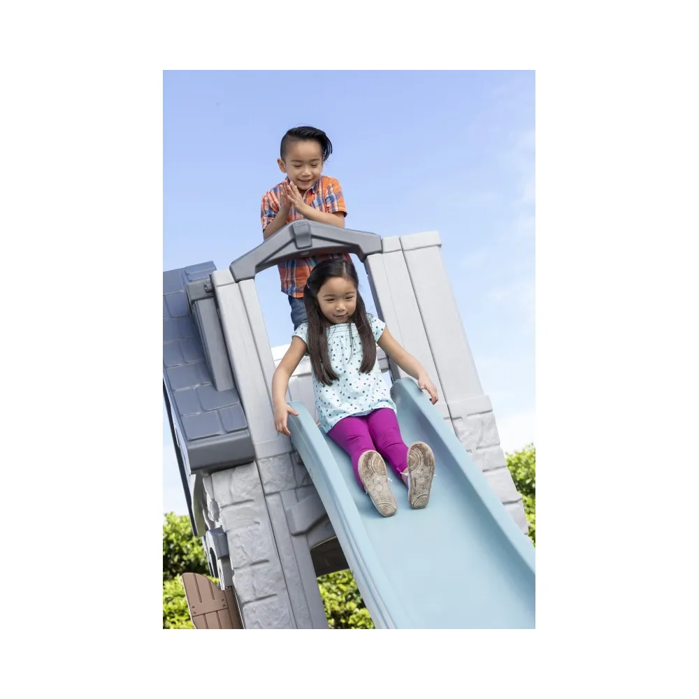 STEP 2 Domek Zamek Plac Zabaw Zjeżdżalnia dla Dzieci 2w1