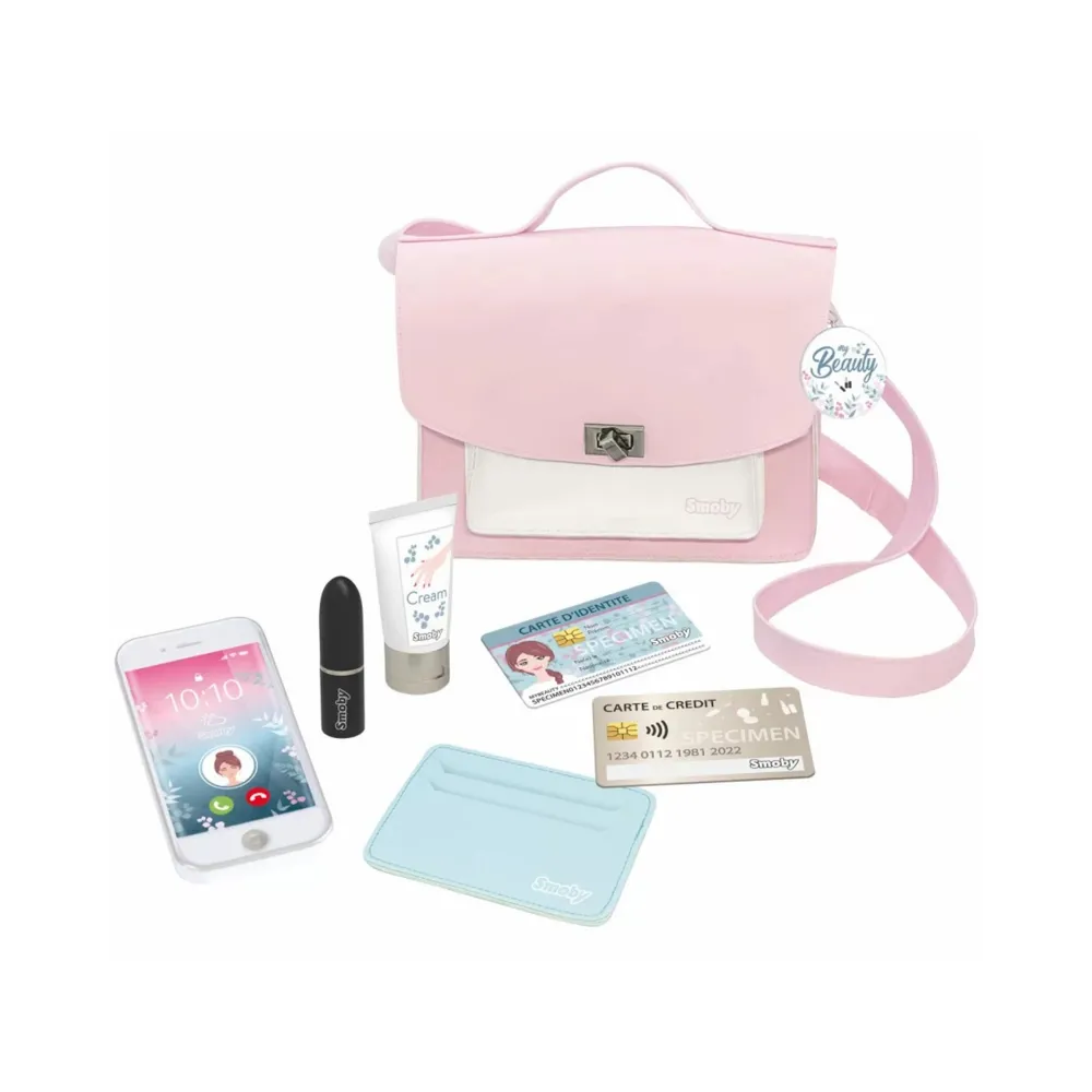 Różowa torba na ramię dla dziewczynki od Smoby