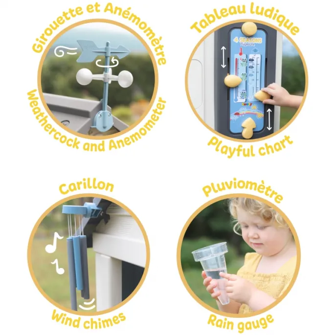 Bezpieczny domek ogrodowy z tworzywa ANTI-UV