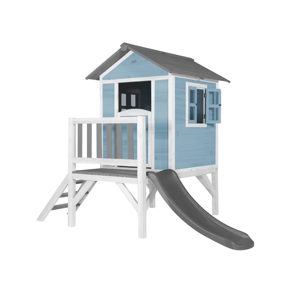 Domek na palach AXI dla dzieci w ogrodzie