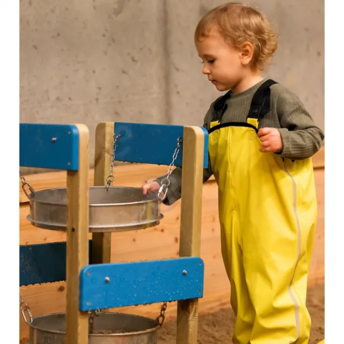 Podwójne sitko do kreatywnej zabawy w piasku