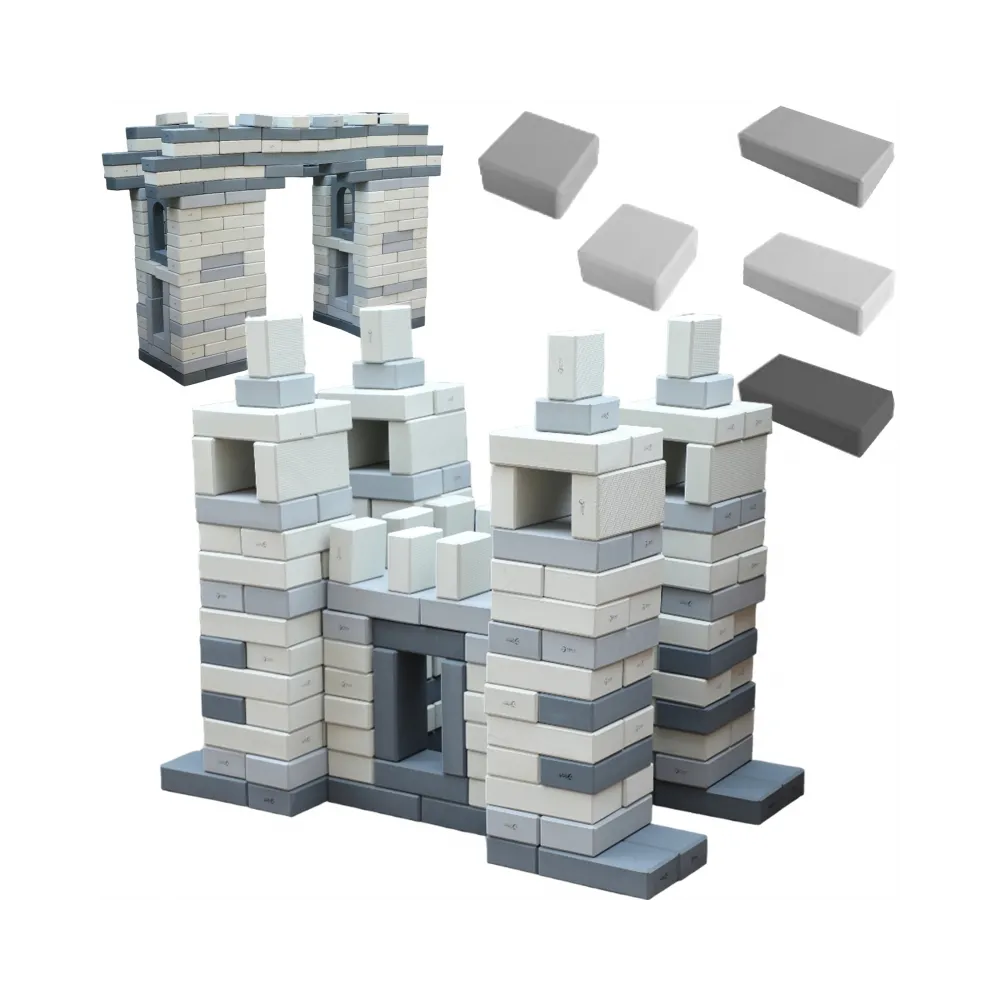 CLASSIC WORLD EDU Mega Klocki Konstrukcyjne Cegiełki EVA Miękkie do Budowania 90 el.