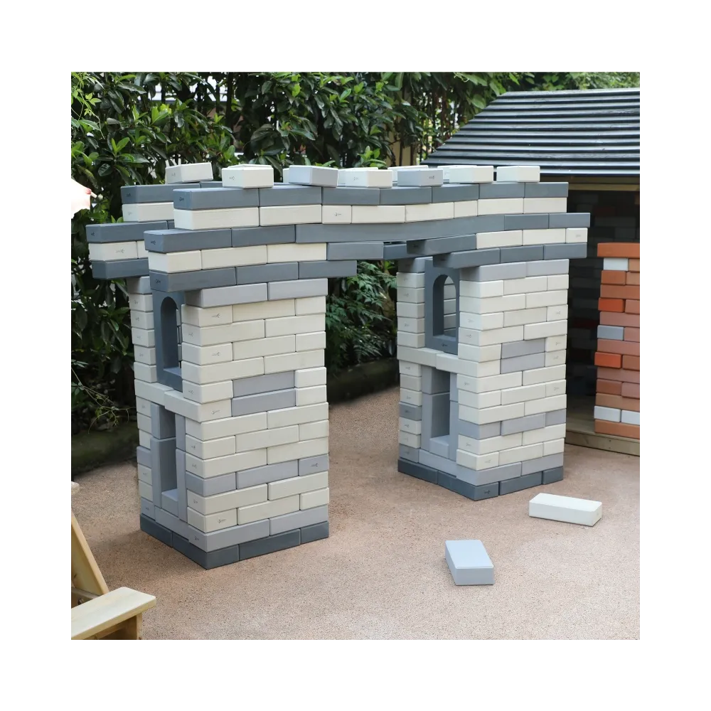 CLASSIC WORLD EDU Mega Klocki Konstrukcyjne Cegiełki EVA Miękkie do Budowania 90 el.