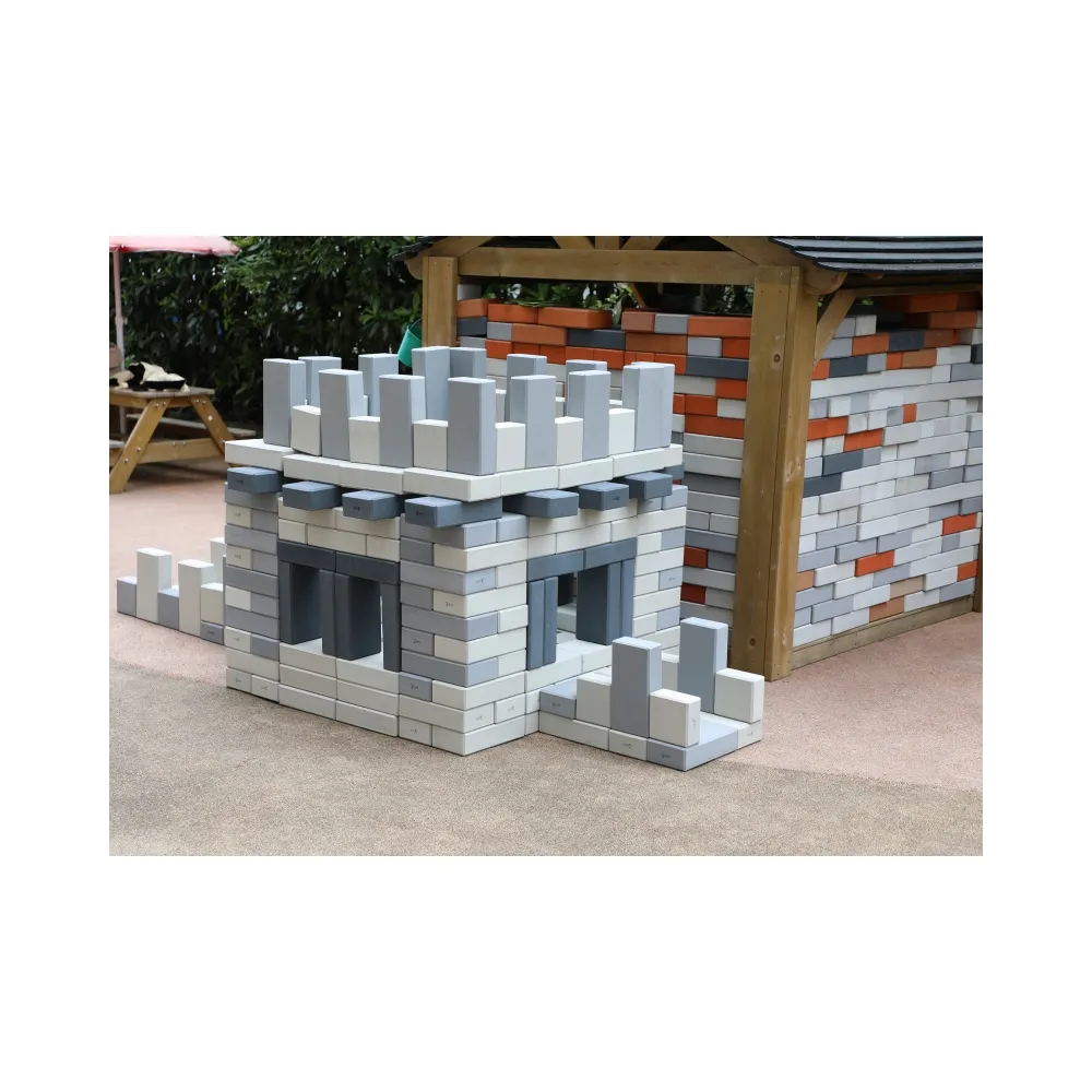 CLASSIC WORLD EDU Mega Klocki Konstrukcyjne Cegiełki EVA Miękkie do Budowania 90 el.