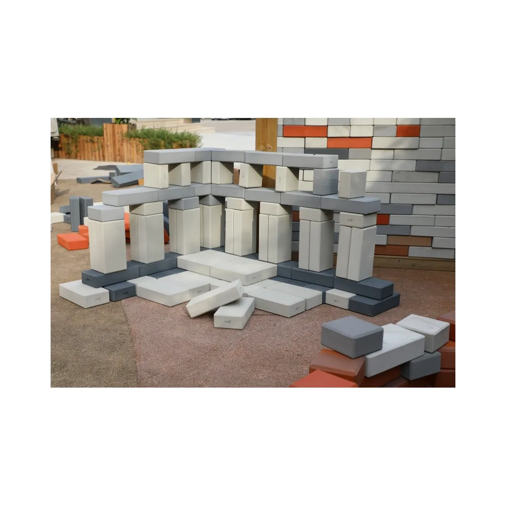 CLASSIC WORLD EDU Mega Klocki Konstrukcyjne Cegiełki EVA Miękkie do Budowania 90 el.