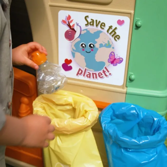 Ogródek w domku do zabawy i nauki o roślinach