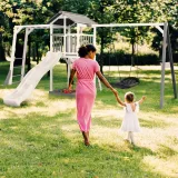 AXI plac zabaw z drabinką i zjeżdżalnią