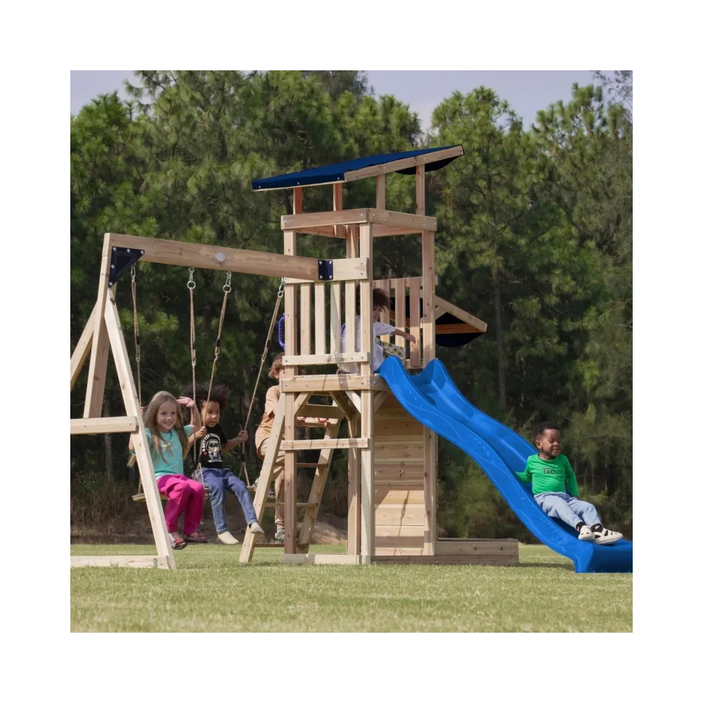 Bezpieczna piaskownica z daszkiem