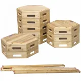 Modułowa konstrukcja toru równoważni XXL Classic World