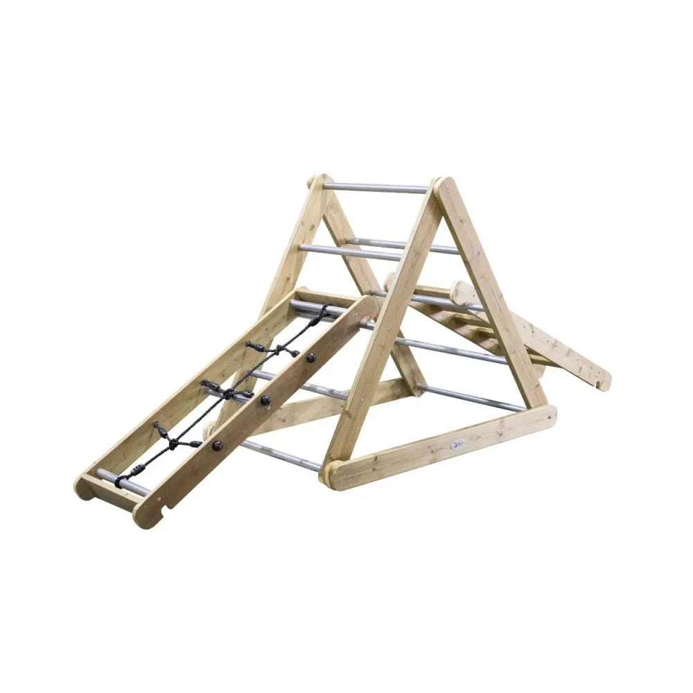 CLASSIC WORLD EDU Drewniany Plac Zabaw XL Zestaw Drabinka Montessori do Wspinaczki