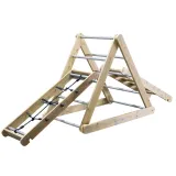 CLASSIC WORLD EDU Drewniany Plac Zabaw XL Zestaw Drabinka Montessori do Wspinaczki