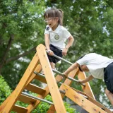 CLASSIC WORLD EDU Drewniany Plac Zabaw XL Zestaw Drabinka Montessori do Wspinaczki