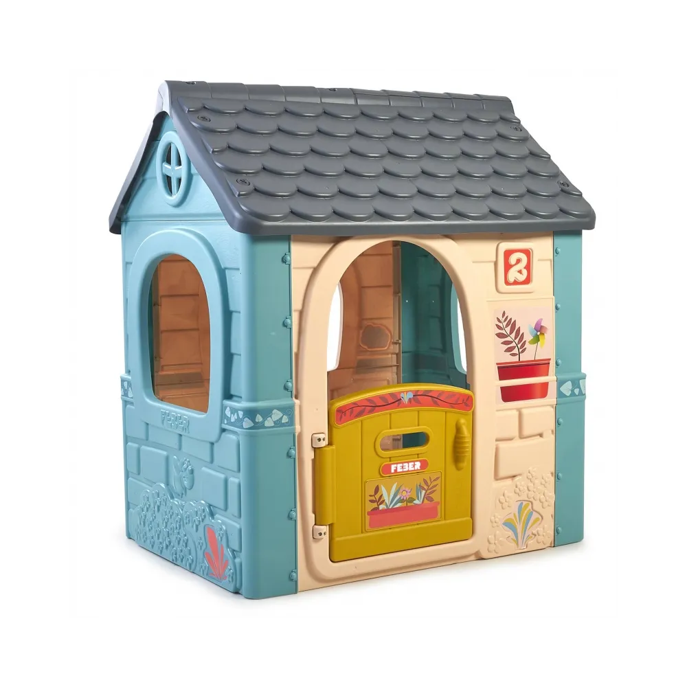 Domek ogrodowy Casual w stonowanych kolorach dla dzieci