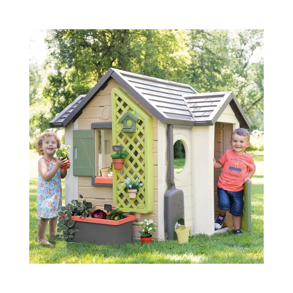 Edukacyjna zabawa w ogrodnictwo w Smoby Domek