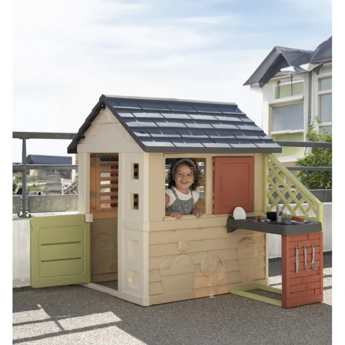 Kuchnia w domku Smoby z akcesoriami